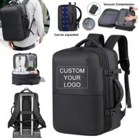 Sac à dos personnalisé de grande capacité pour ordinateur portable Sac étanche de compression sous vide antivol Sac à main extensible pour voyage d'affaires