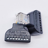Carte de dérivation Ethernet OKYN250815 à 8 broches RJ45 avec bornes à vis pour l'automatisation industrielle