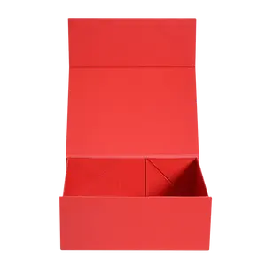 Campioni gratuiti stampa personalizzata logoLuxury Logo personalizzato chiusura magnetica pieghevole scatola di scarpe per imballaggio regalo in carta rigida di cartone