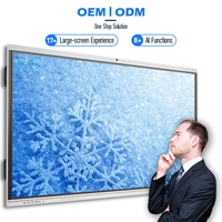 75 İnç EDLA 3576 Yapay Zeka Destekli Akıllı Tahta, Kameralı 4K UHD İnteraktif Beyaz Tahta, Eğitim Dersleri Öğretim Aracı, Android 15/16
