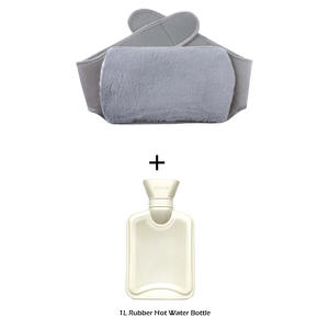 Bouillotte de 1L en Caoutchouc avec Ceinture Lombair Douce en Peluche - Product Image 6