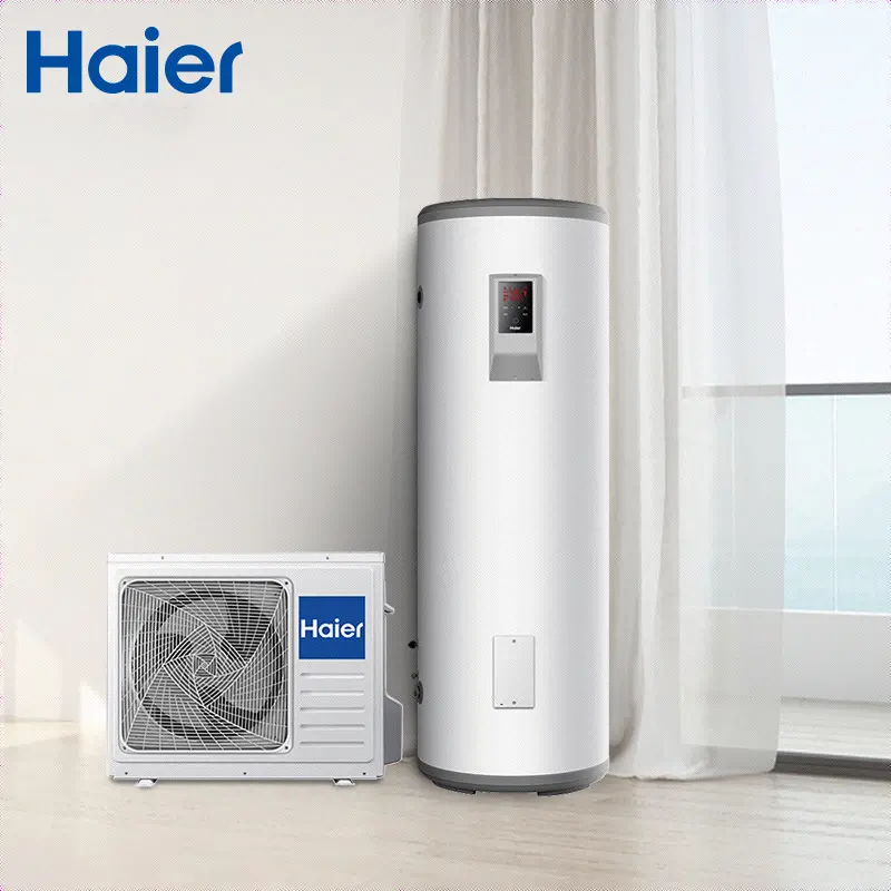 Caldeira Haier Novo Modelo R32 Residencial 300l Pompa Ciepla Ar para Água Caldeira Tudo em Uma Bomba de Calor de Água