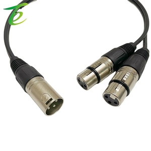 Kabel ekstensi mikrofon stasiun penyetelan, kabel ekstensi mikrofon kabel Audio XLR satu dua terlindung - Product Image 1