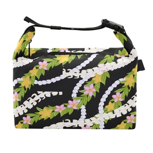 Customized Hawaii Print Durable Waterproof Kids Lunch <b>Box</b> Insulated Soft Bag <b>Cooler</b> School Portable Lunch Bag - Product Image 1