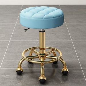 Chaise de styliste de salon de beauté à succès en 2025, tabouret de salon de coiffure, mobilier de salon, chaise de coiffure ronde contemporaine, magnifique pour les cils - Product Image 2