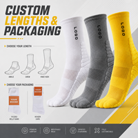 Chaussettes de sport professionnelles avec logo personnalisé, chaussettes en coton à compression de la voûte plantaire, broderie personnalisée pour les articles de marque et les vêtements de sport