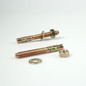 Ancre de fixation en acier au carbone plaqué zinc jaune pour la construction - Product Image 2