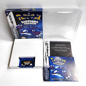 Boîte de jeu NTSC/USA avec finition holographique métallisée vert feuille, rouge rubis, saphir, émeraude pour GBA Game Advance - Product Image 5