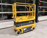 Plateforme élévatrice à ciseaux électrique XG0807AC, hauteur de travail 7800 mm, capacité de charge 230 kg, pour opérations de maintenance aérienne en intérieur