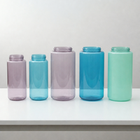 Bouteille d'eau portable en plastique transparent pour le sport et les activités de plein air, idéale pour le golf, disponible en 1000 ml, 500 ml et 700 ml, parfaite pour l'été