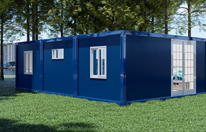 Casa de contenedores prefabricada de diseño moderno de lujo Precio de fábrica <span class=keywords><strong>Venta</strong></span> caliente Luz portátil hecha de acero y panel sándwich - Product Image 3