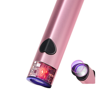 Foco LED recargable de mano de un solo tiempo, secador de uñas, mini lámpara UV de secado rápido para uñas