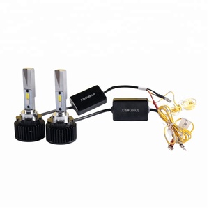 New 45W 4600LM 6000K With Blue or Red LED Devil Eye D2H Car LED Headlight Bulbs for Hella5 Bi Xenon <b>Projector</b> Lens <b>Light</b> - Product Image 6