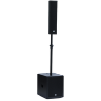 DBK 15 ''haut-parleur actif Subwoof bidirectionnel 10*3.5 pouces système de colonne alimenté ensemble line array équipement de système de son actif PA