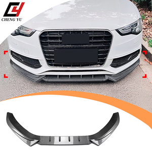 Alerón Delantero en Negro Brillante y Estilo Carbono para Audi <span class=keywords><strong>A5</strong></span> S5 <span class=keywords><strong>8T</strong></span> 2012-2017, ABS Facelift <span class=keywords><strong>S</strong></span>-<span class=keywords><strong>Line</strong></span>, Mejora del Alerón Exterior - Product Image 1
