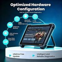 Escáner de Diagnóstico OBD2 Inalámbrico para Android, Pantalla Táctil de 12 Pulgadas, Cobertura a Nivel OE para Garajes de Marcas Mixtas, +106 Fabricantes
