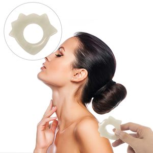 Herramienta de masaje con forma de anillo Jade Guasha Esculpir la cara Cuerpo Pierna Cuidado DE LA PIEL Raspado Tabla de masaje - Product Image 4