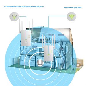 Amplificateur Répéteur Wi-Fi X528 5G Longue Portée 2.4G Sans Fil 1200 Mbps - Product Image 2