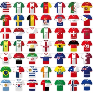 Guirlande de fanions pour le Tournoi de football 2026 États-Unis Canada Mexique – 48 drapeaux de pays pour la décoration de fêtes de supporters et fournitures sur le thème du sport - Product Image 5