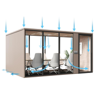 Cápsulas Acústicas para Reuniones, Habitaciones Múltiples en una Sola Habitación, para Reuniones Insonorizadas, Capacitaciones, Seminarios, Cabinas Acústicas