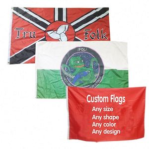 Bandera Personalizada de Poliéster de Alta Calidad para Promoción en Exteriores, Estandarte Sublimado - Product Image 1