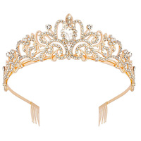 Ensemble de baguette magique Couronne et Étoile, Tiare de Princesse Argentée, Bijoux de Mariée, Accessoires de Scène et Photo pour Princesse G26-305