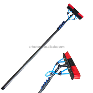 <span class=keywords><strong>Perche</strong></span> télescopique en fibre de carbone 3K alimentée en eau avec connecteur pour tube de brosse solaire, tube carré en fibre de carbone télescopique - Product Image 5