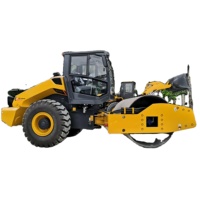 Rouleau à tambour simple robuste 6114E de 14 tonnes, moteur de pompe hydraulique de 103 kW, haute efficacité
