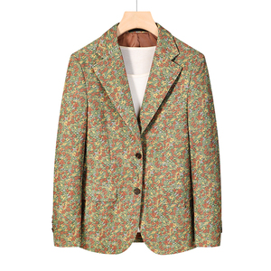 Frühling und Herbst Freizeit Single West England Yappie High Sense Anzug Jacke Herren Einreiher Slim Fit Anzug Jacke - Product Image 5