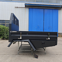 Bandeja de Aluminio para Camioneta de Cabina Simple con Tanque de Agua Integrado y Cabecera Personalizada para Pickup