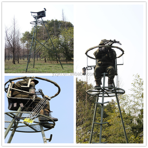 New in 2024 Outdoor Hunting Aluminum Tripod <strong>Tree</strong> <strong>Stand</strong>/hunting Treestand/shooting Ladder <strong>Tree</strong> <strong>Stand</strong> for One Person - Product Image 2