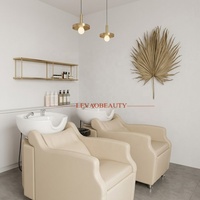 Ensemble de meubles de luxe pour salon de manucure, table et chaise pour manucure, chaise pour pédicure, comptoir de réception pour salon, produits en package