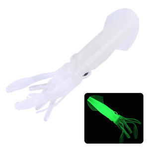 Esche Luminose Morbide a Forma <span class=keywords><strong>di</strong></span> Polpo e Calamaro con Occhi 3D e Design Realistico dei Tentacoli, Esche in Silicone per Pesca Notturna in Acque Profonde - Product Image 4