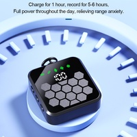 Nuovo Registratore Vocale con Riduzione del Rumore, Microfono Lavalier Professionale, Attrezzatura per Podcast, Microfono Wireless Portatile 3 in 1