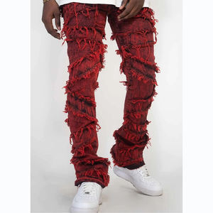 DiZNEW Nouveaux styles Pantalon <span class=keywords><strong>crayon</strong></span> imprimé High Street Jeans Denim Jeans Homme Mode Jeans en coton Spandex Pantalons pour hommes - Product Image 6