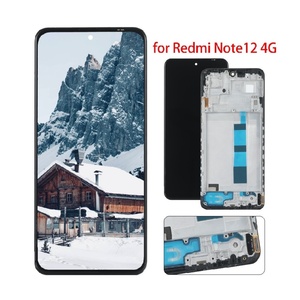 Écrans LCD pour téléphones mobiles OEM pour Redmi Note 12 4G 5G, écran tactile pour Xiaomi Redmi 12, écran de téléphone LCD OLED avec cadre - Product Image 2