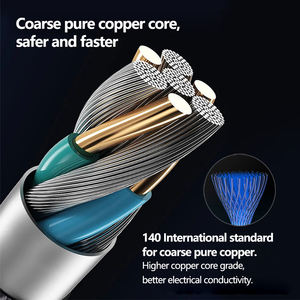 Hot Selling Custom 3 in 1 Multi Fast Charging Type Usb C <b>Phone</b> Charger Cable for iPhone <b>Micro</b> Type C Cable - Product Image 6