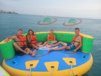 8 Personen Wassersport Spielzeug Crazy UFO Sofa Aufblasbares Aqua Speed Flying Boat Ski Tube Aufblasbares Schlepp boot
