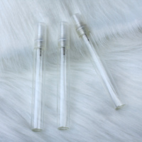 SUMEEAR Flacon de parfum portable mini 10 ml en verre transparent rechargeable avec pompe pulvérisatrice, échantillon, testeur, atomiseur, logo personnalisé, sécurité