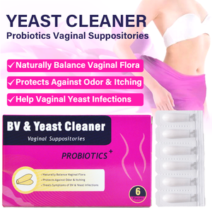 Thuốc đặt âm đạo Chinaherbs Probiotics Yeast Clean, làm se khít âm đạo, cân bằng độ pH, trị nấm, chứa acid boric, dạng viên nang Yoni Pops, điều trị nhiễm trùng BV - Product Image 6