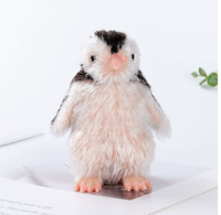 Pingouin réaliste en silicone avec poils implantés à la main, style Reborn, jouet de collection animal simulé
