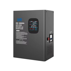 KEBO AUTOMATISCHE VOLTAGE REGULATOR EENFASE KWB 10000VA WANDMONTAGE VOLLEDIG LED DISPLAY KOPER AC 98% RENDEMENT - Product Image 1