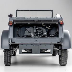 ROCHOBBY FMS Kubelwagen Tipo 82 a <span class=keywords><strong>Escala</strong></span> 1:12, RTR 2.4G, Simulación Todoterreno, Nivel Hobby, Luz LED, 4WD, Radio Control, Camión Militar RC - Product Image 2