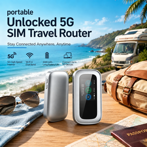 <span class=keywords><strong>Routeur</strong></span> <span class=keywords><strong>WiFi</strong></span> de poche 5G Global Travel, WiFi6, 4200mAh, <span class=keywords><strong>routeur</strong></span> <span class=keywords><strong>WiFi</strong></span> mobile portable, <span class=keywords><strong>routeur</strong></span> de poche 5G, point d'accès avec emplacement pour carte SIM - Product Image 1