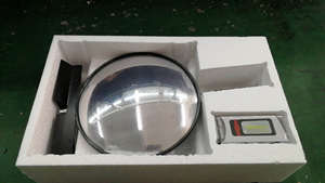 CE 15cm LED-beleuchteter Teleskop-Inspektions spiegel aus Acryl, Schutzbrille unter dem Auto, Inspektions spiegel für Fahrgestelle - Product Image 5