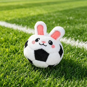 Nouvelle Peluche de Football en Forme d'Animal de <span class=keywords><strong>Dessin</strong></span> <span class=keywords><strong>Animé</strong></span>, Coussin Amusant pour Enfants, Poupée Confortable, Cadeau Anti-Stress - Product Image 2
