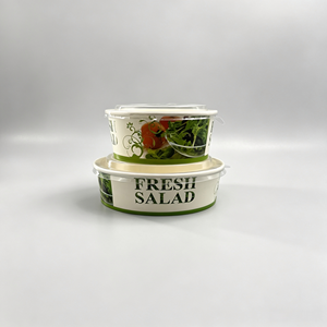 Bol en papier rond haute capacité, imperméable, de qualité alimentaire, enduit de PE, taille personnalisée pour conteneur alimentaire jetable - Product Image 2