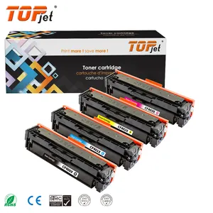 Topjet Color Toner Cartridge CF400X CF401X CF402X CF403X 201X Compatible For HP LaserJet M252dw M252n M277dw Printer