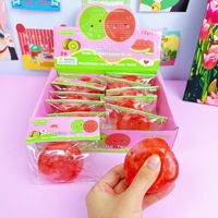Jouet anti-stress souple en forme de pastèque de 5,5 cm, jouet à presser pour soulager le stress
