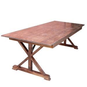 Mesa Plegable Rectangular de Pino Macizo para Productos Promocionales - Product Image 6